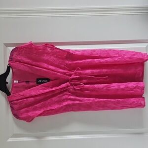 Hot Pink Swim Suit Coverup